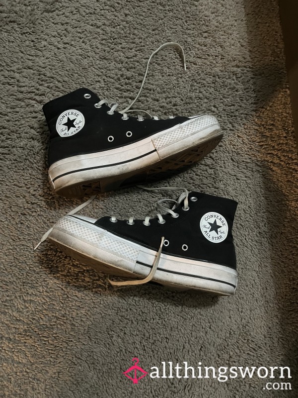 Black Platform Converse