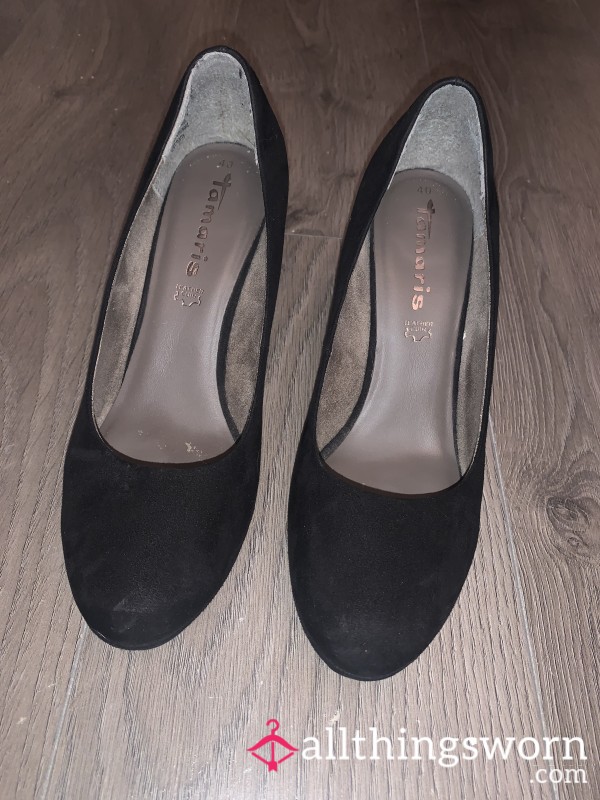 Black Platform High Heels