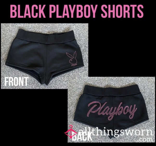 Black Playboy Shorts🖤