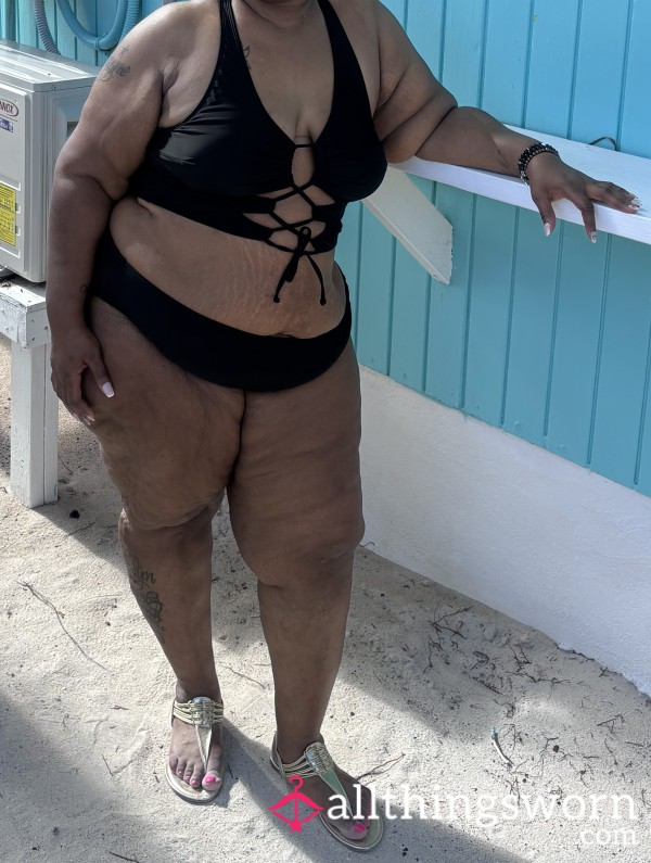 Black Plus Size 2 Piece
