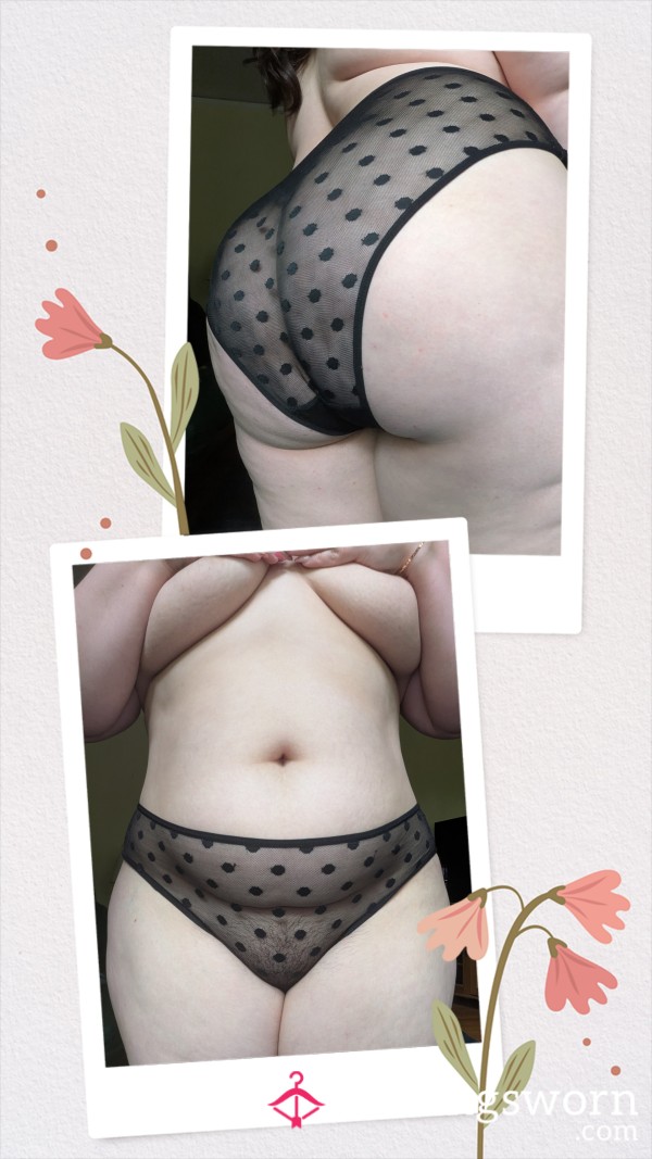 Black Polka Dot Panty