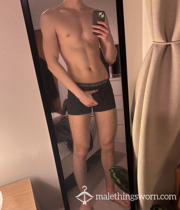 Black Polo Boxers Custom