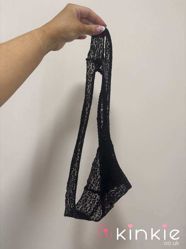 Black Primark Thong – Worn All Day + Ballet Cla** 💦