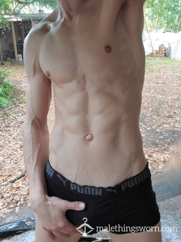 Black Puma Boxer Briefs