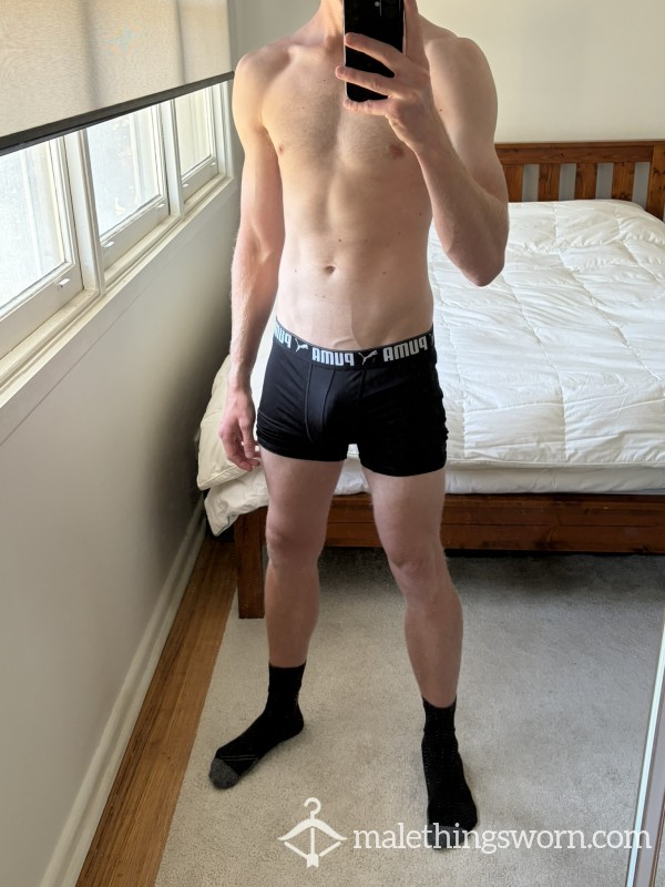 Black Puma Trunks