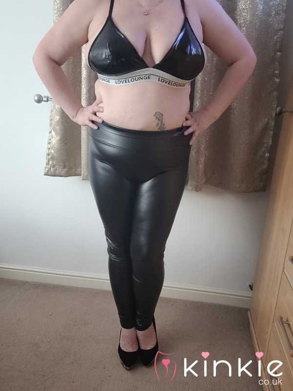 Black Pvc Bra