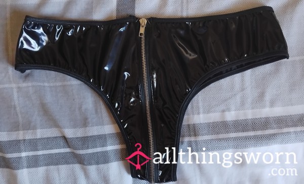 Black PVC With Zip Front To Back For Easy Access