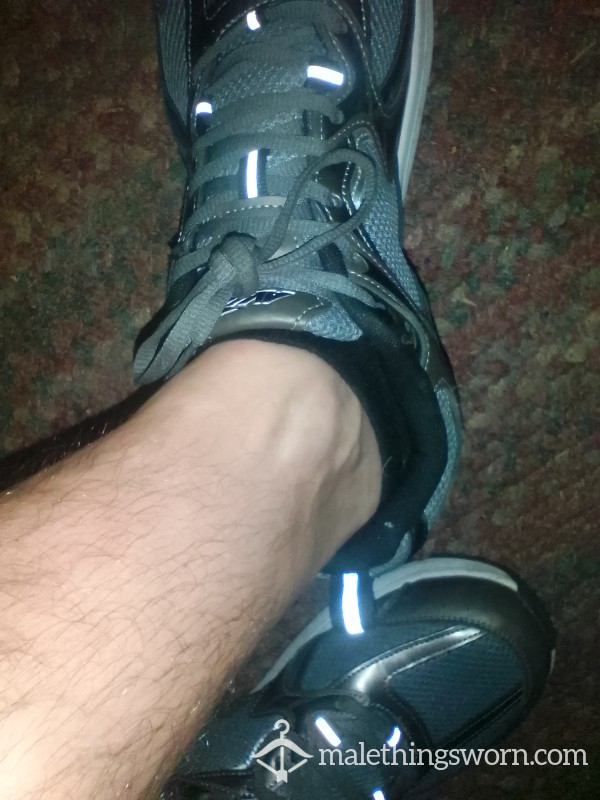 Black Reebok No Show Ankle Socks