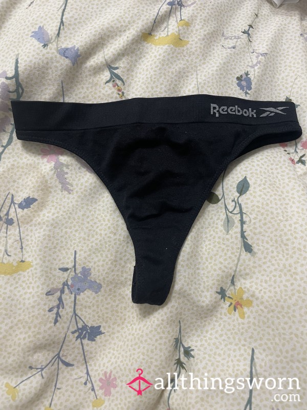 Black Reebok Thong 🖤