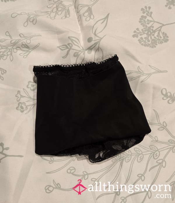 Black Romance Sheer Lace Cheekies