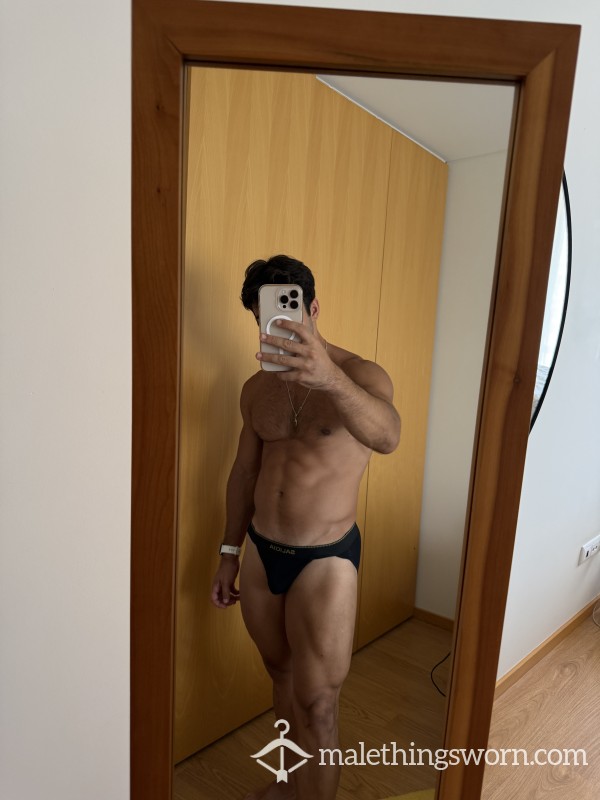 Black Saligia Briefs Size M
