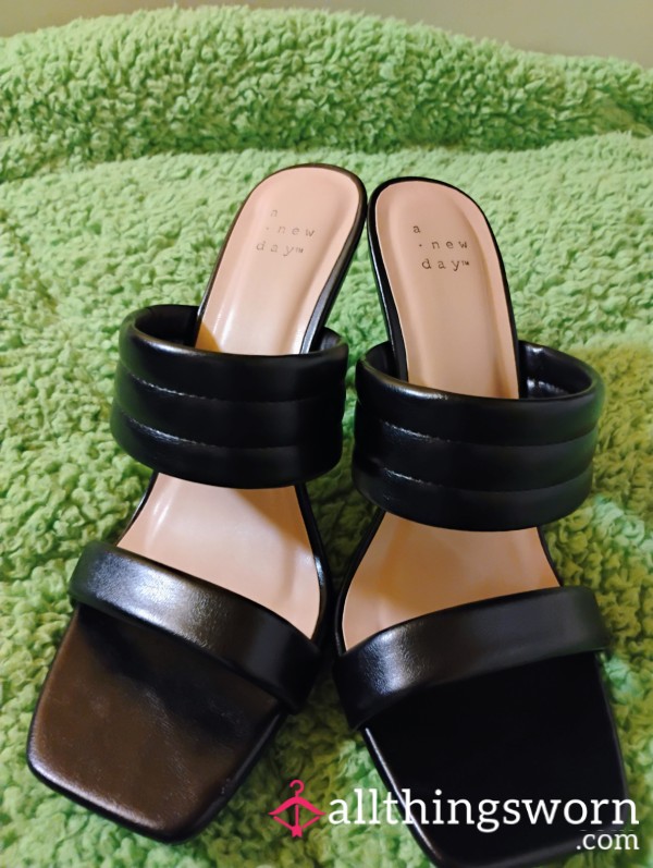 Black Sandal High Heels