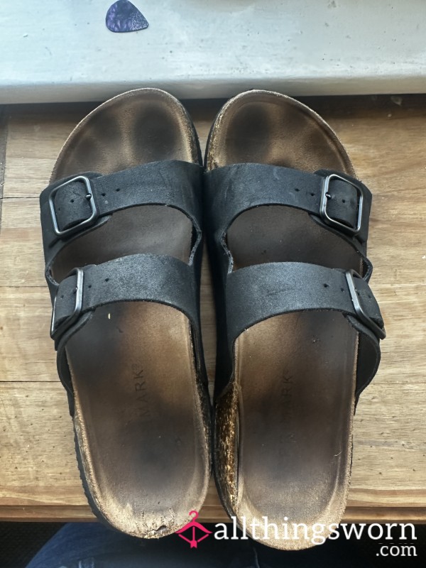 Black Sandals/sliders