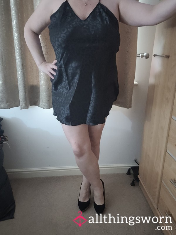 Black Satin Nightie