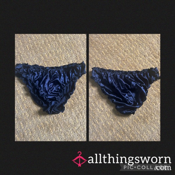 Black Satin Panties