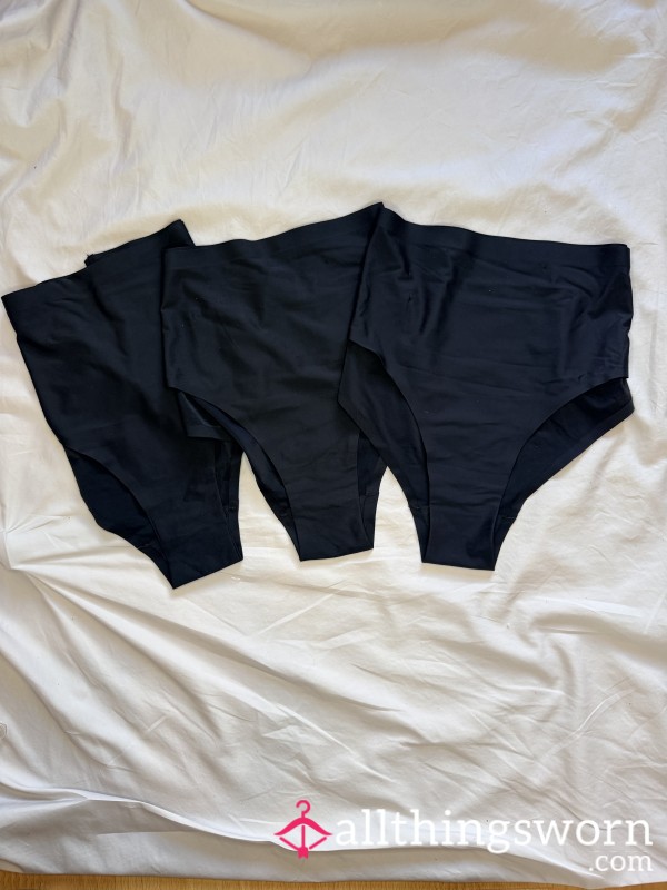 Black Satin Panties