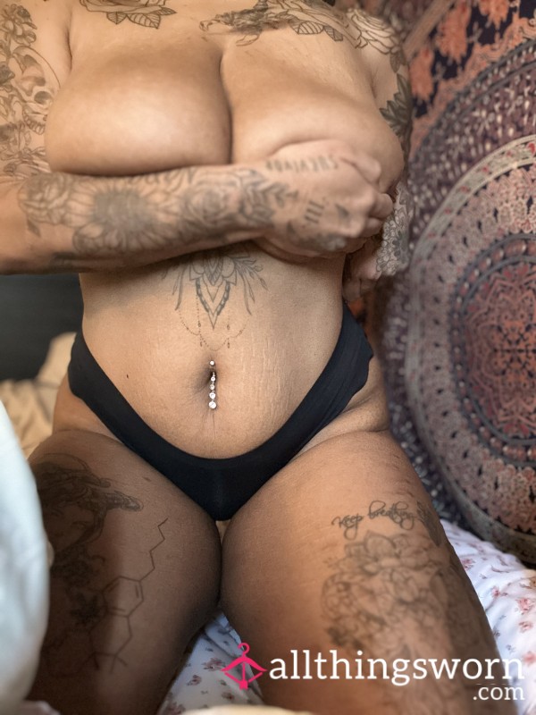 Black Seamless Panty - Ready For Wear