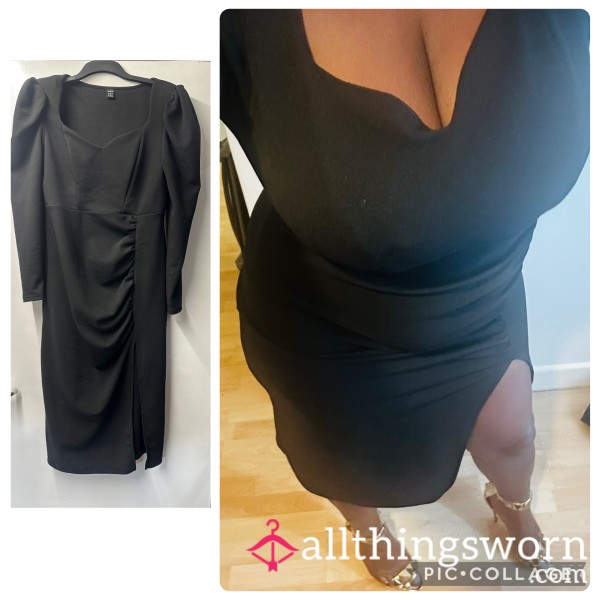 Black S**y Elegant Dress Size 16