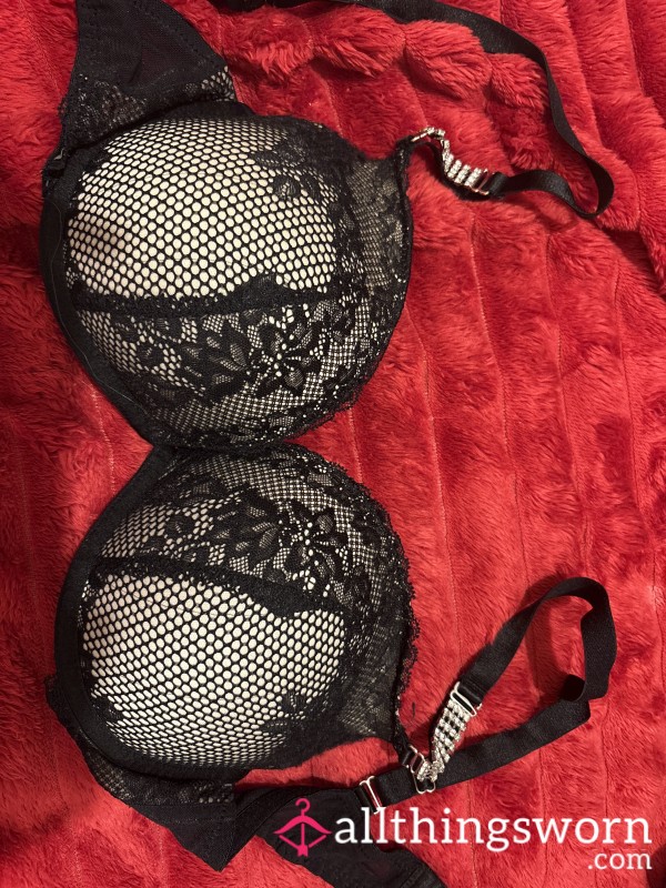 Black S**y Lace Bra