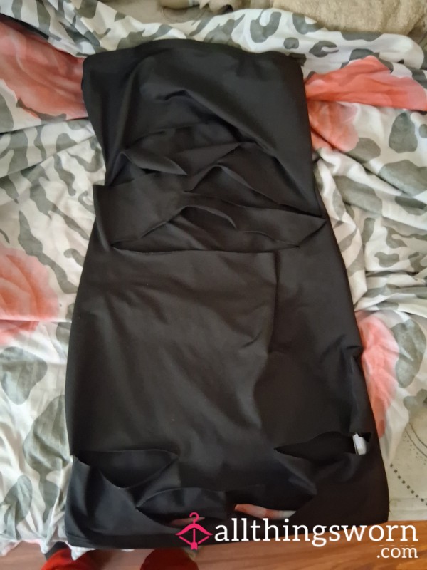 Black S**y Short Dress