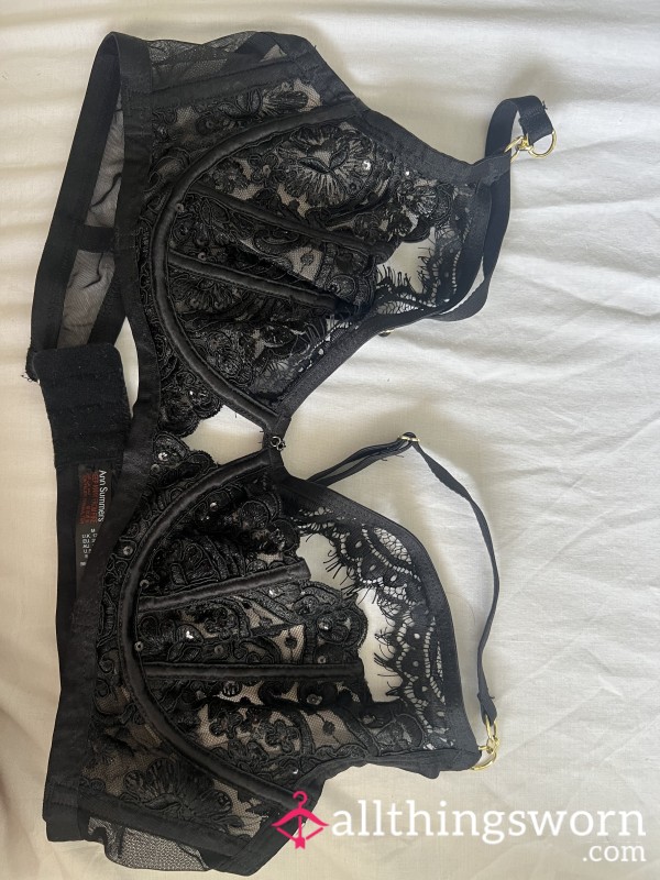Black S**y Well Worn Ann Summers Bra