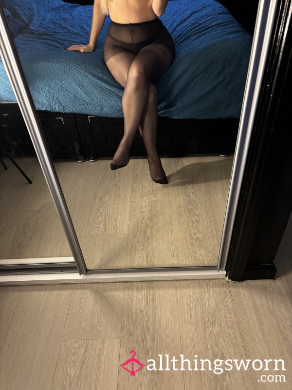 Black Sheer 10 Denier Tights/nylons