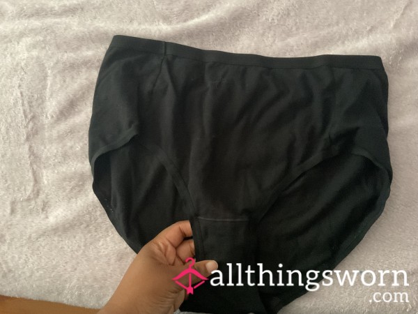 Black Sheer Panty Large