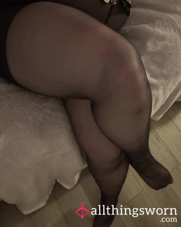 Black Sheer Pantyhose