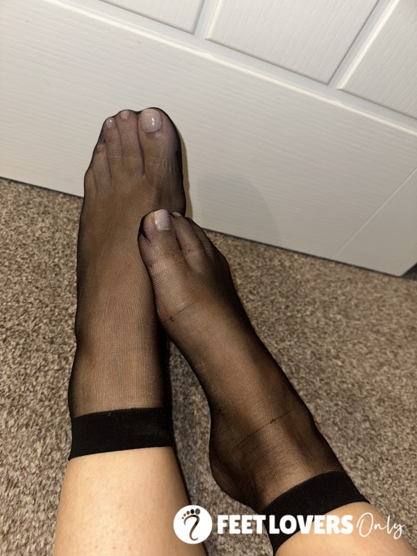 Black Sheer Socks - 24 Hour Wear