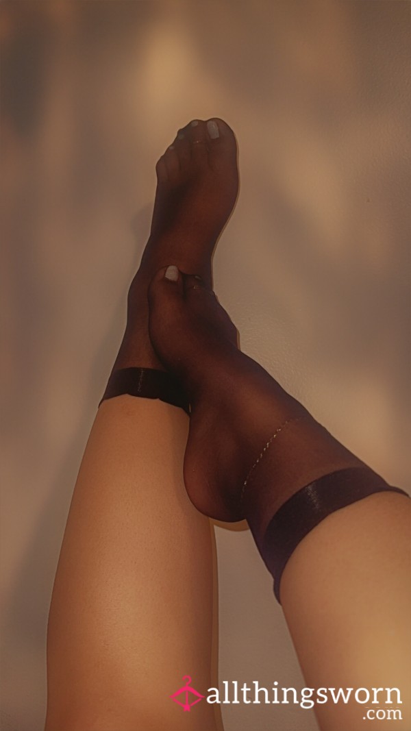 Black Sheer Socks