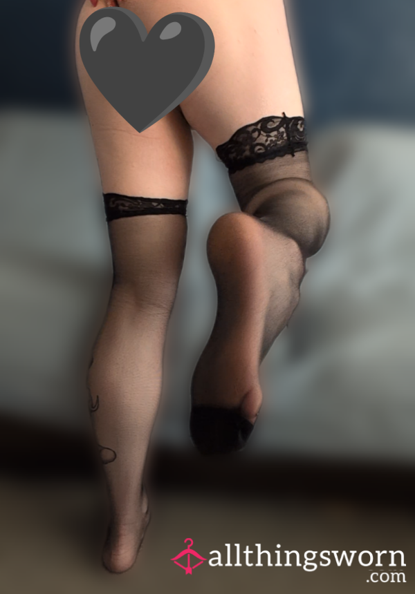Black Sheer Stockings — Sweet, Sheer, And Seriously Sinful