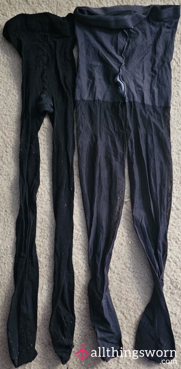 Black Sheer Stockings – Worn, Cla**ic & Well-Loved