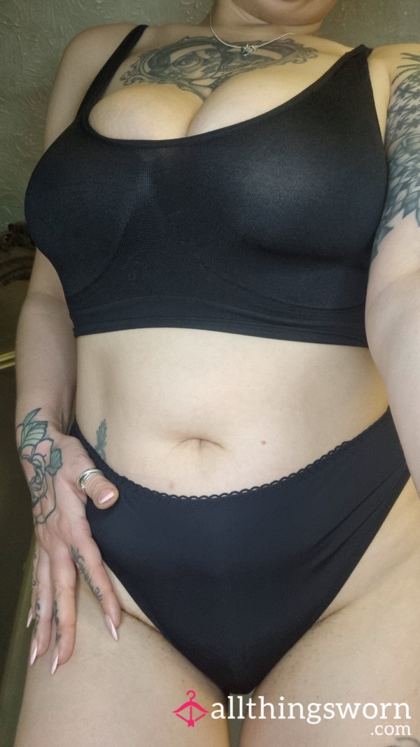 Black Shiny Panties