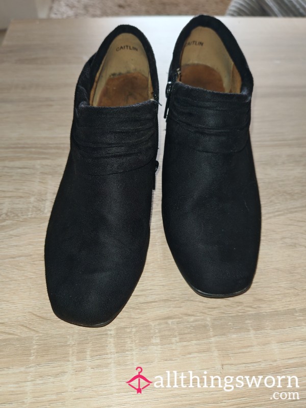 Black Shoe Boots Size 3