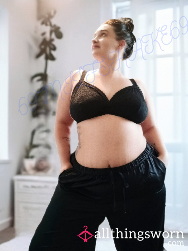 Black Silk Pj Pants - Silky Fantasy
