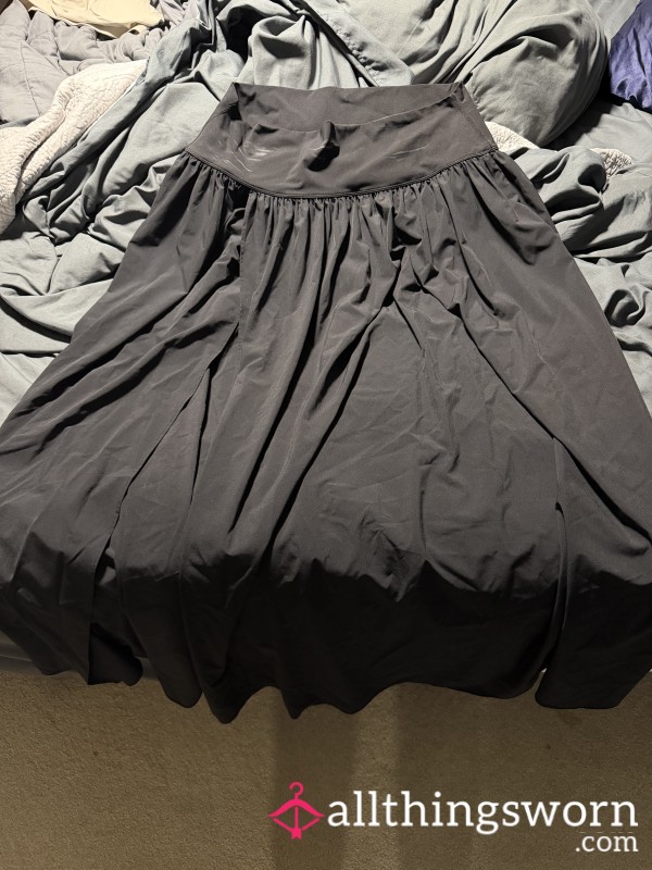Black Skirt With Built In Underwear