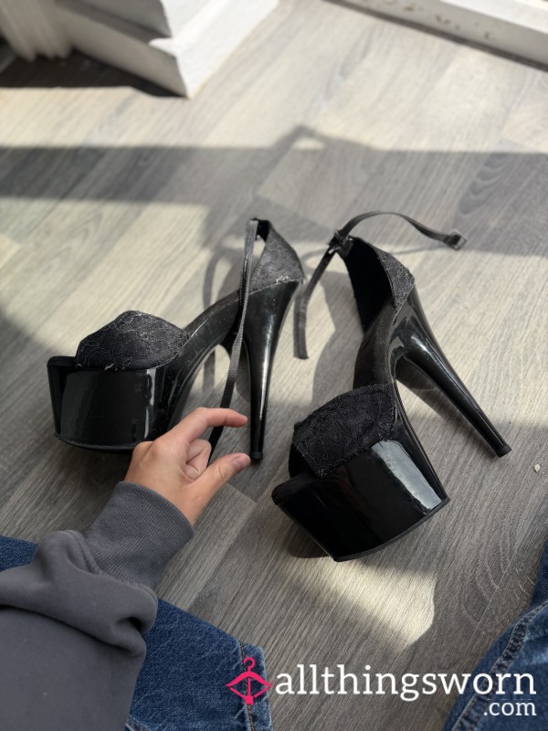 Black Skripper Shoes Worn Will Come With Proof Of Dancing