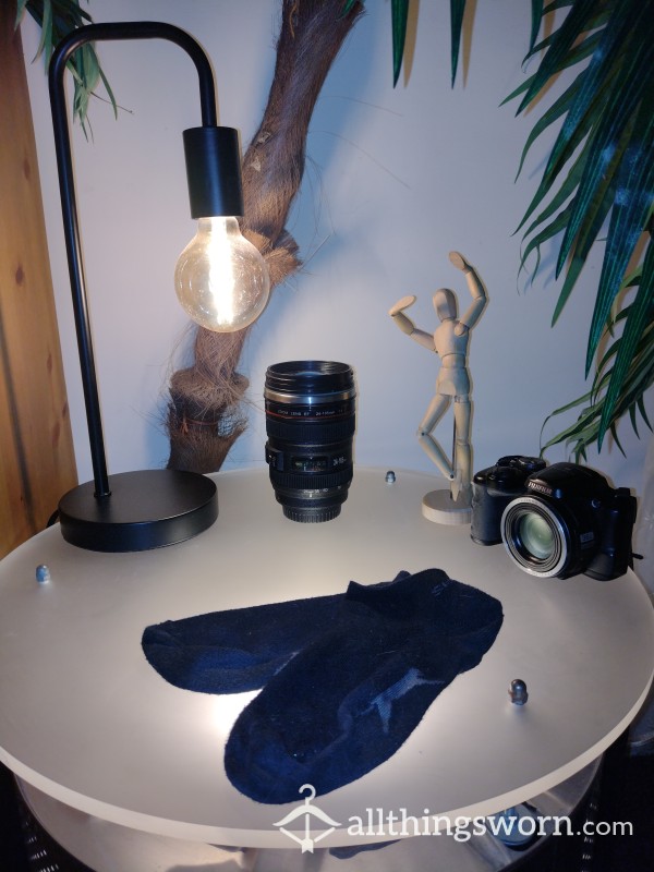 Black Slazenger Trainer Socks *unwashed*