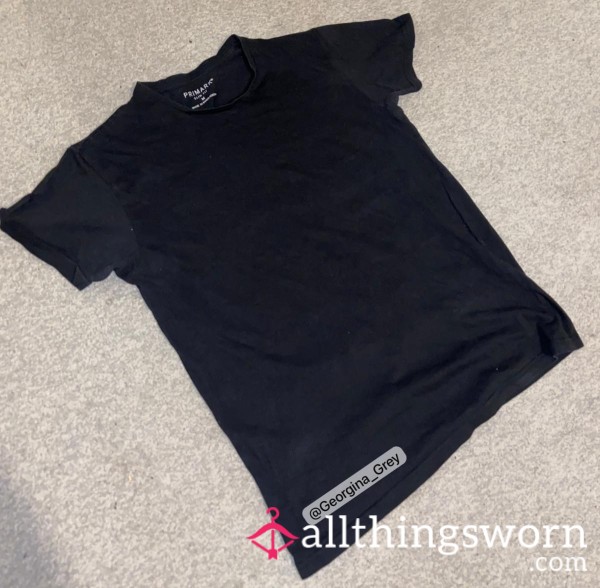 Black Slim Fit Top