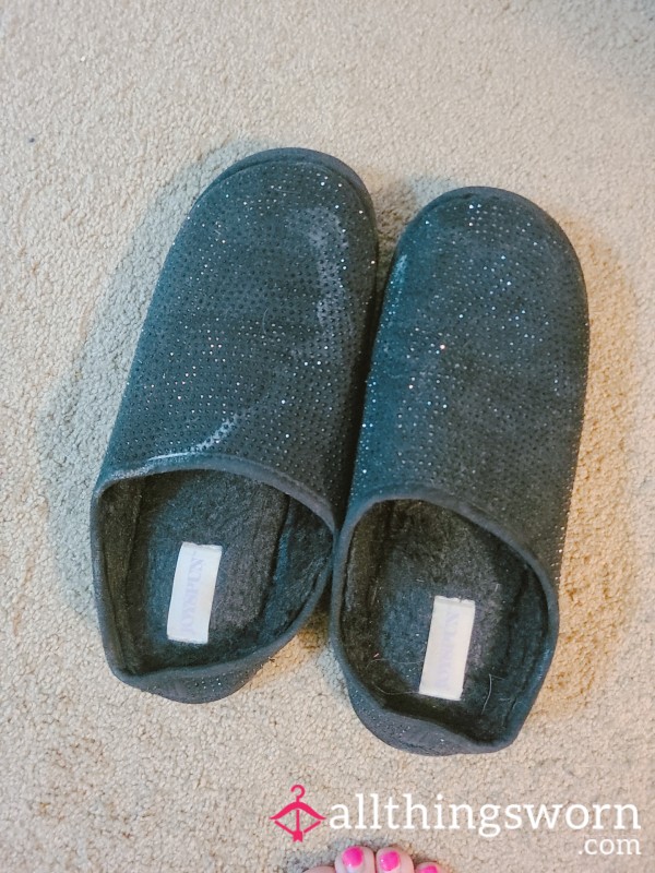 Black Slippers
