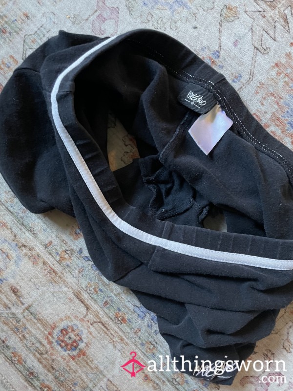 Black Small Gym Shorts Vintage
