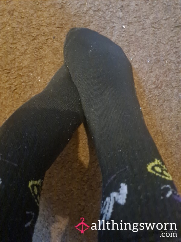 Black Socks Worn All Day