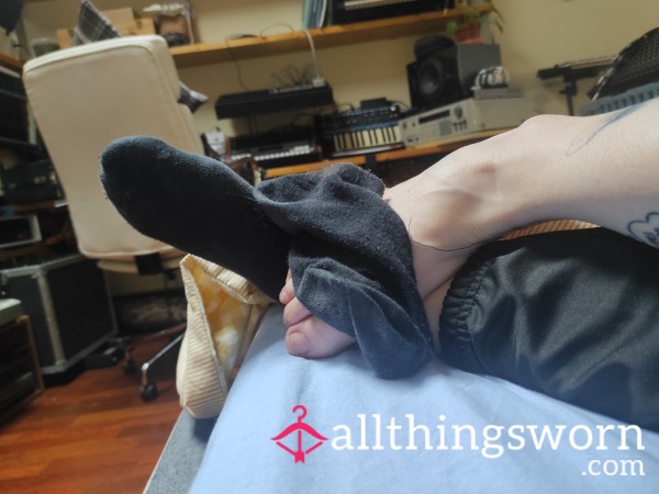 Black Socks Worn For 48 Hours 🔥