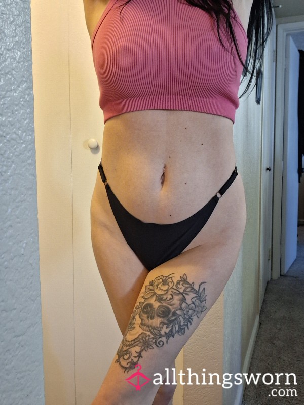 Black Softy Panties Very Used