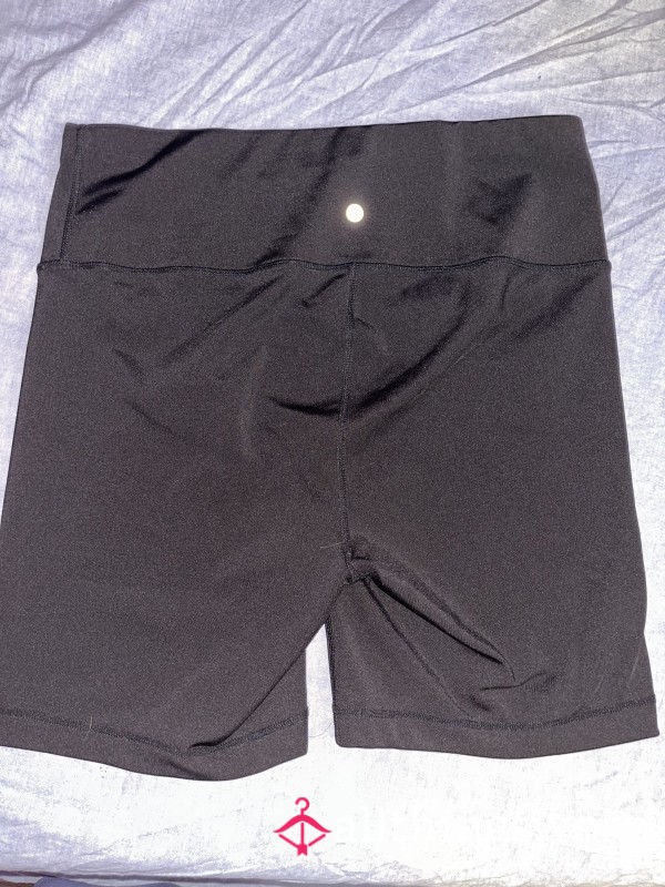 Black Spandex Biker Shorts