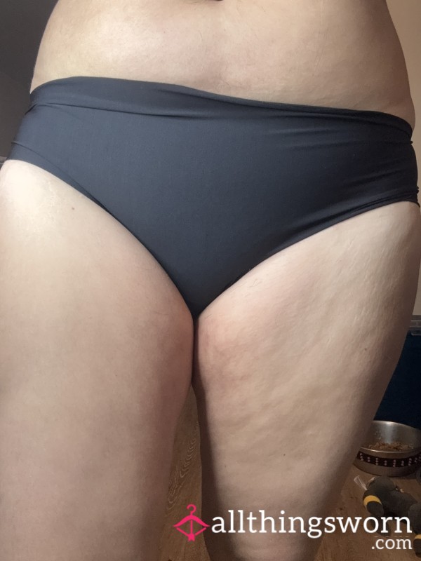 Black Spandex Lacy Panties