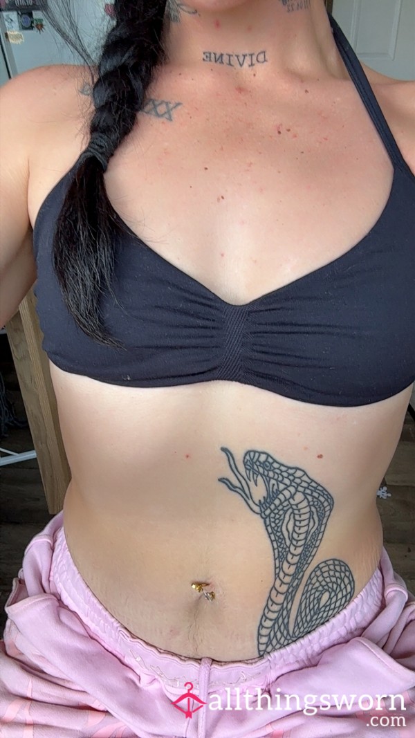 Black Sports Bra
