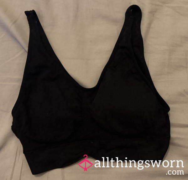 Black Sports Bra Size C