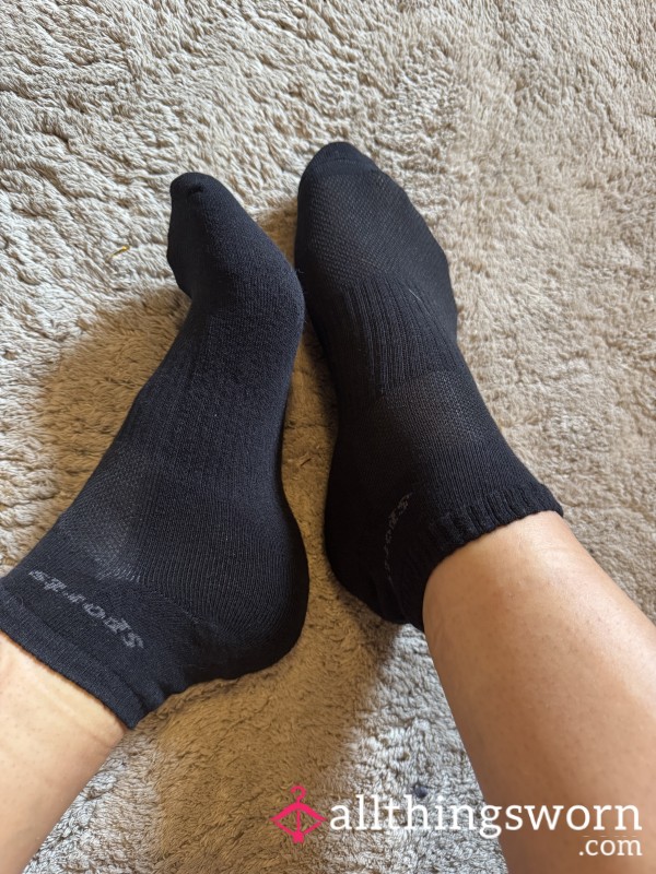 Black Sports Socks