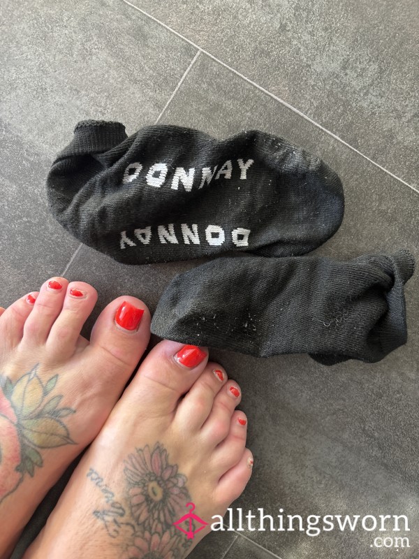 Black Sports Socks Worn For 45 Hours Over 4 Days In Trainers Really Stinky